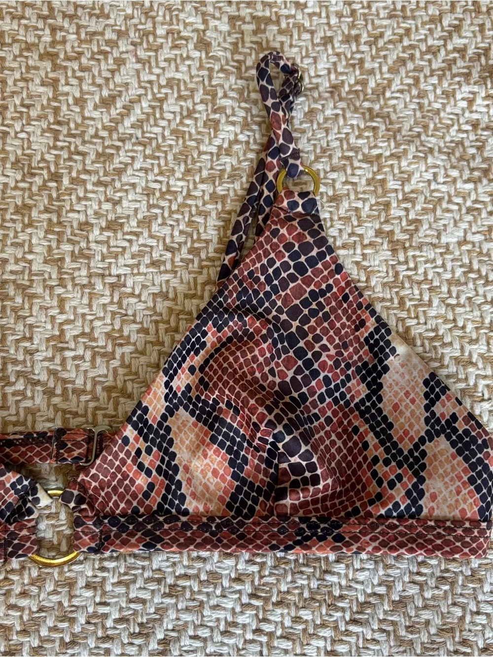 Blackbough Brown and Black Snake-Print Bikini Set - Picture 5 of 13